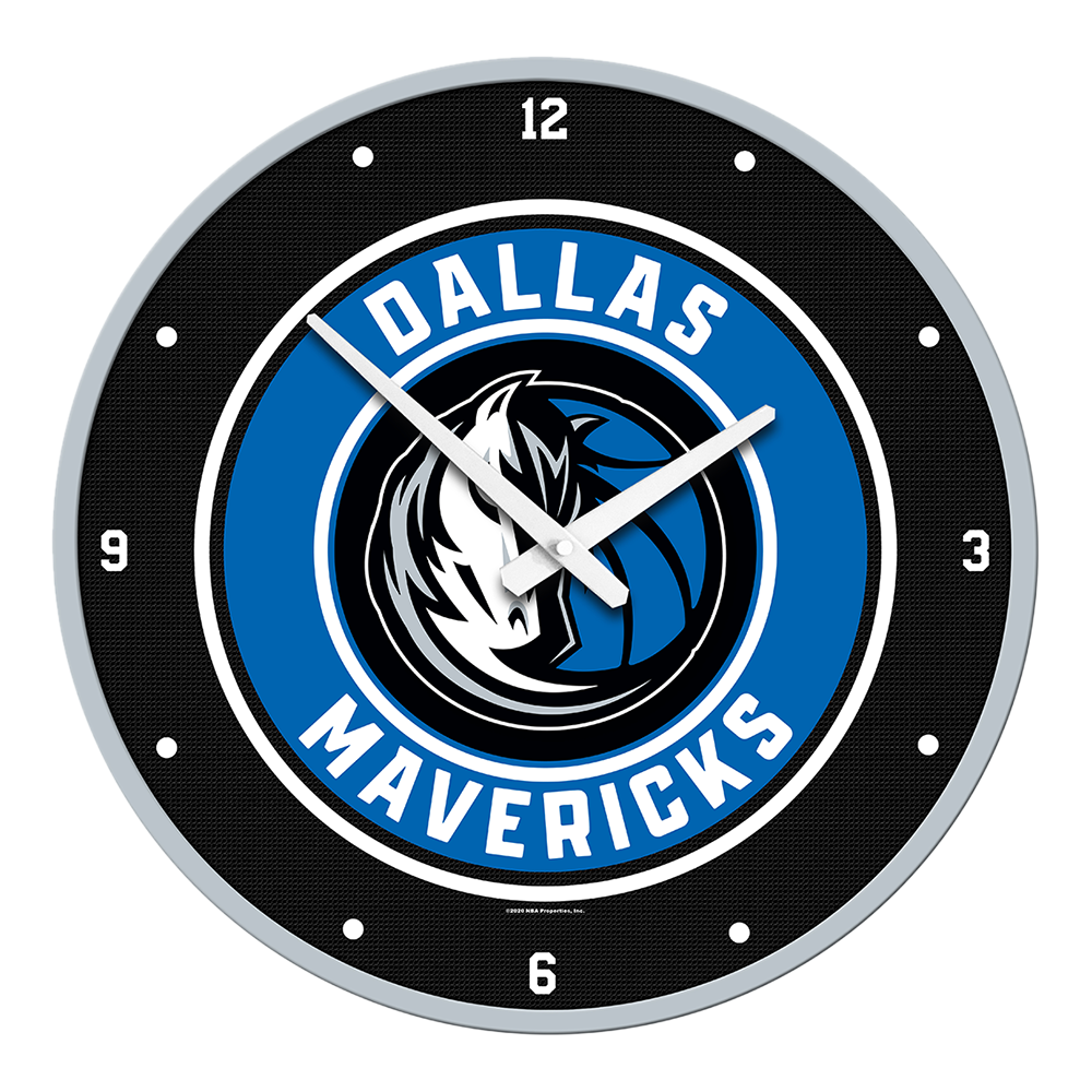 Dallas Mavericks Round Wall Clock