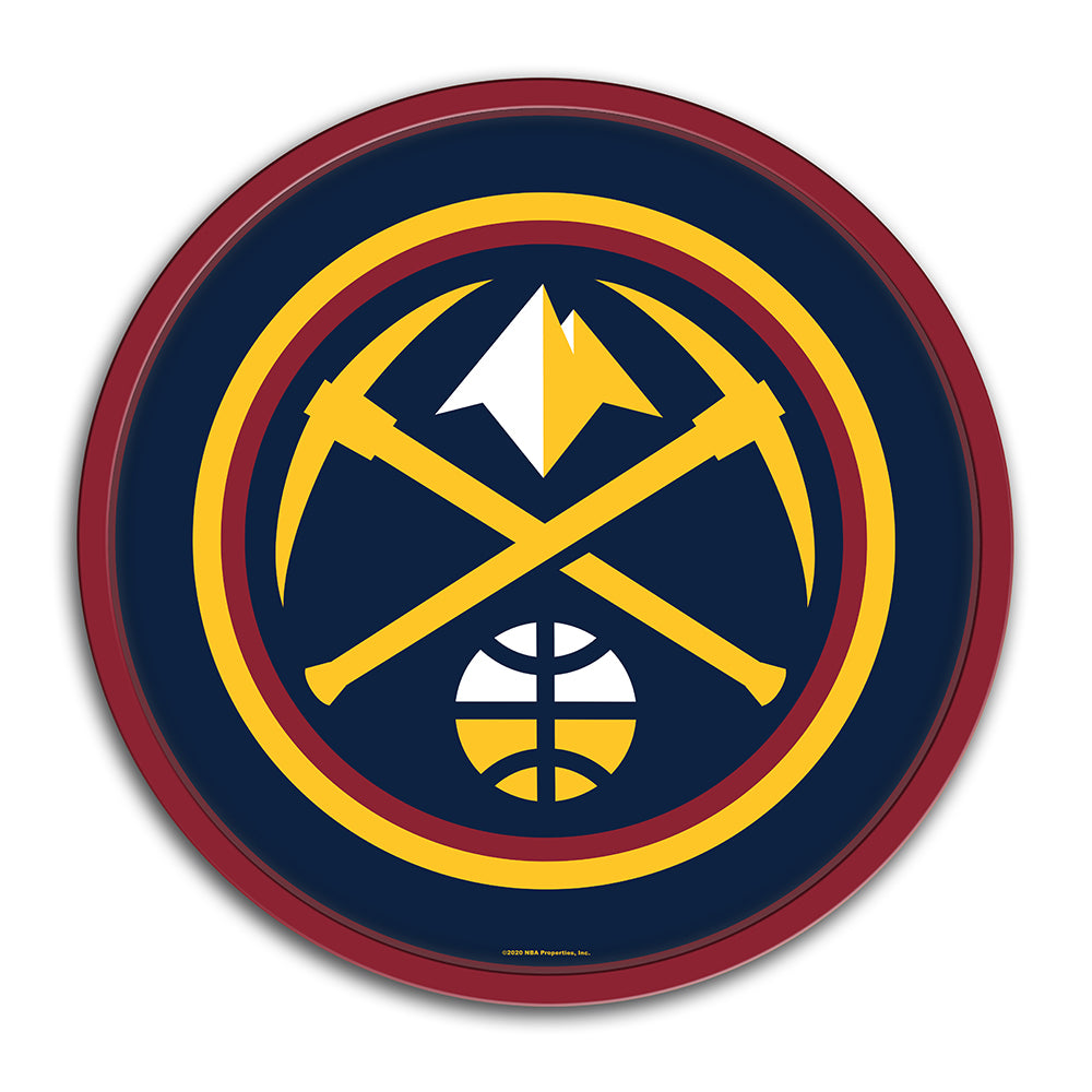 Denver Nuggets Modern Disc Wall Sign