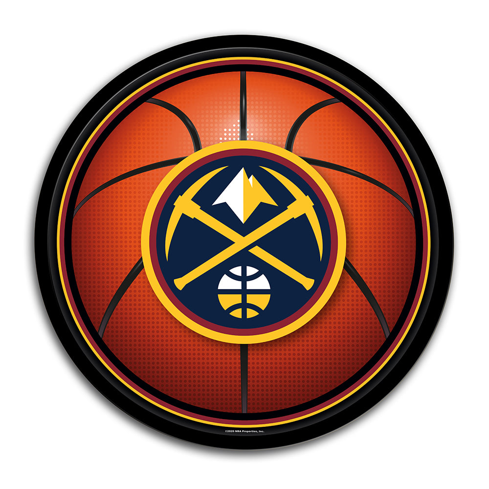 Denver Nuggets Basketball Modern Disc Wall Sign