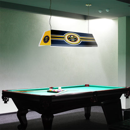 Denver Nuggets Edge Glow Pool Table Light Room View