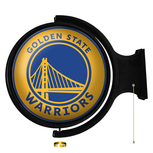 Golden State Warriors Round Rotating Wall Sign