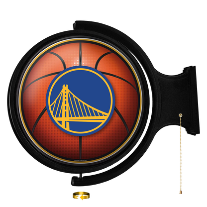 Golden State Warriors Round Basketball Rotating Wall Sign