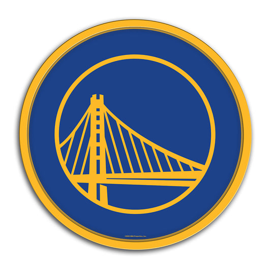Golden State Warriors Modern Disc Wall Sign