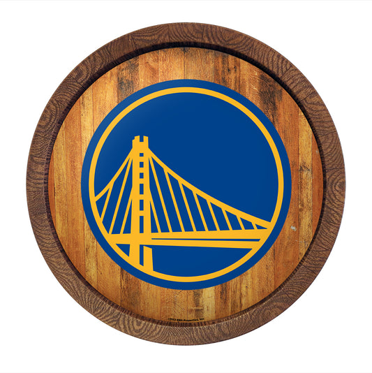 Golden State Warriors Barrel Top Sign