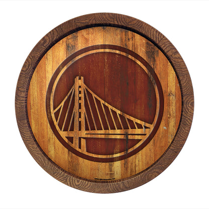 Golden State Warriors Branded Barrel Top Sign