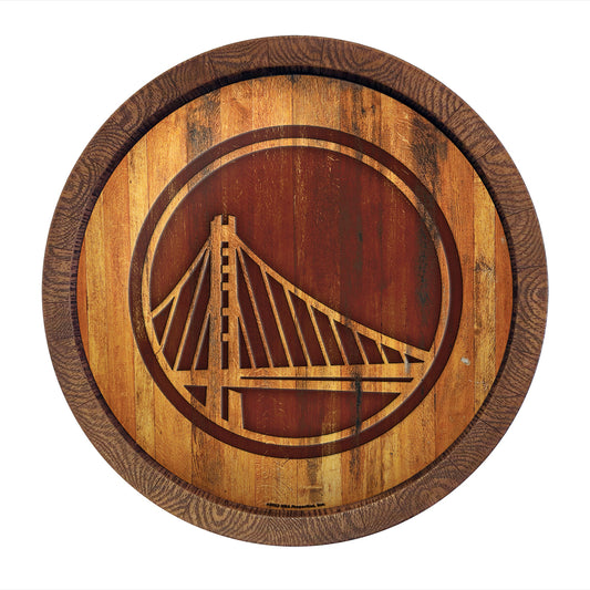 Golden State Warriors Branded Barrel Top Sign