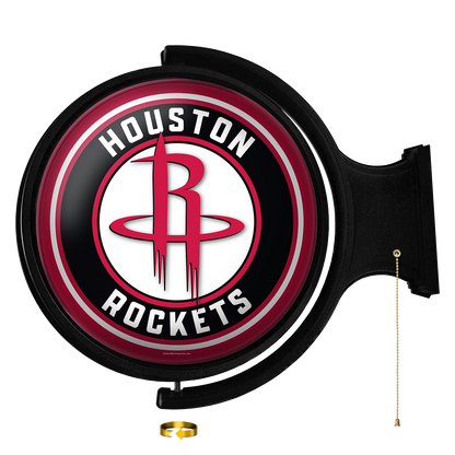 Houston Rockets Round Rotating Wall Sign