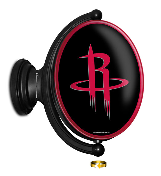 Houston Rockets Oval Rotating Wall Sign