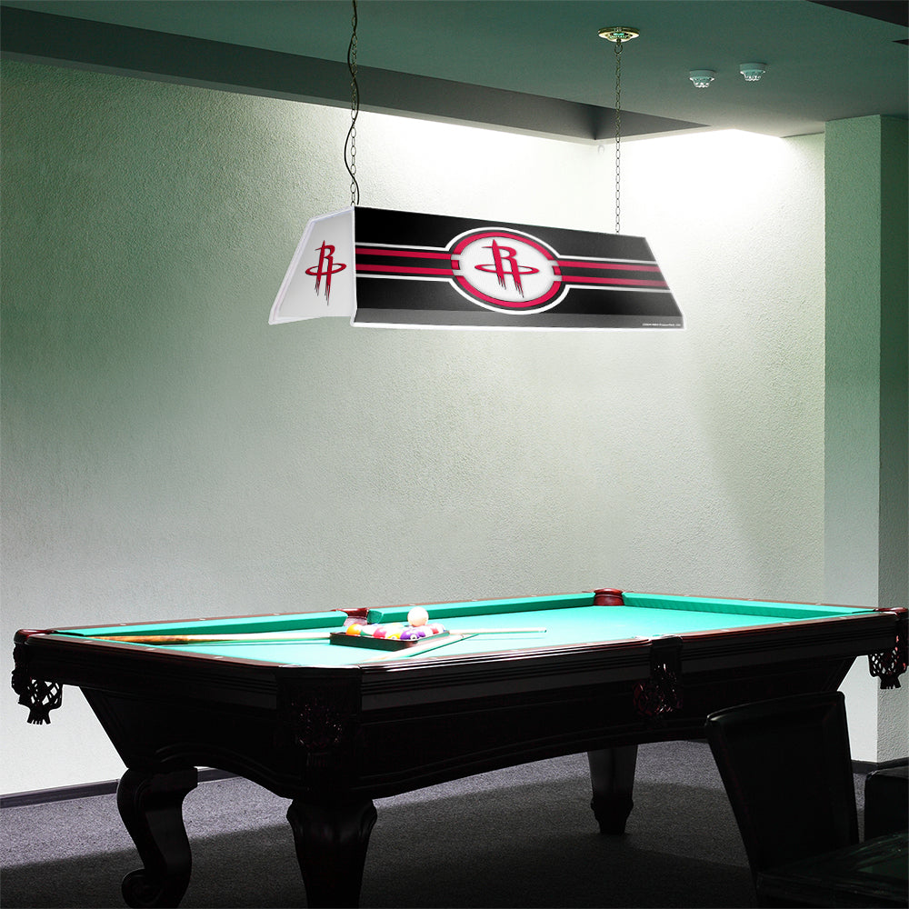 Houston Rockets Edge Glow Pool Table Light Room View