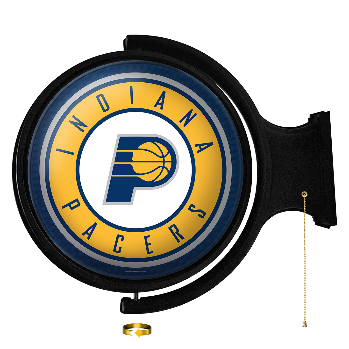 Indiana Pacers Round Rotating Wall Sign