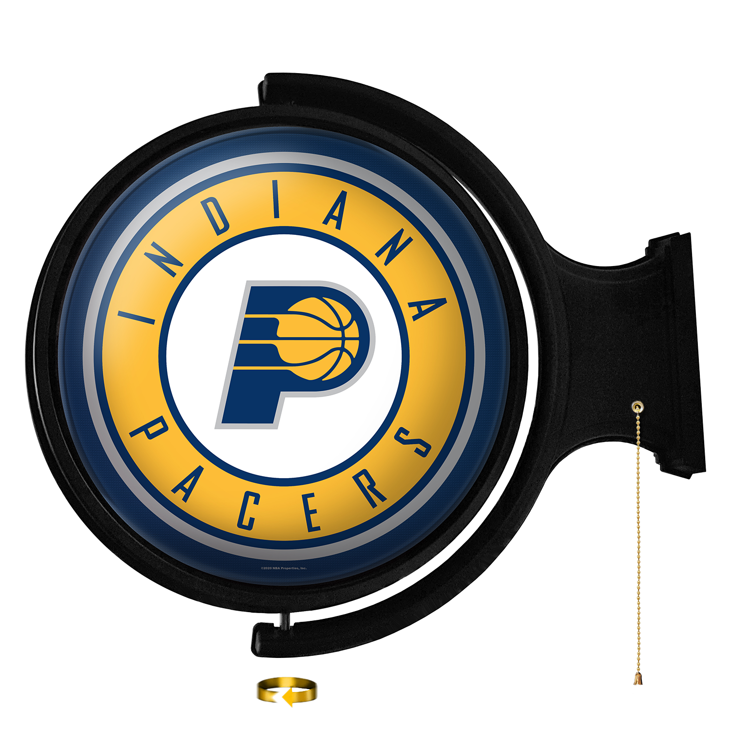 Indiana Pacers Round Rotating Wall Sign