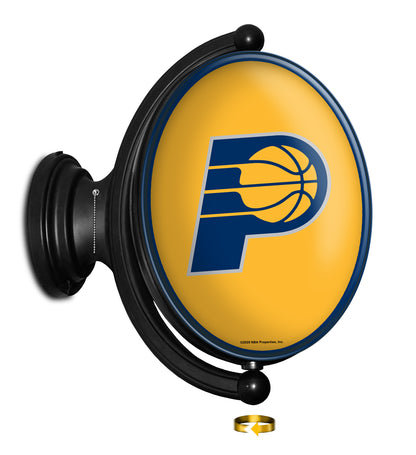 Indiana Pacers Oval Rotating Wall Sign