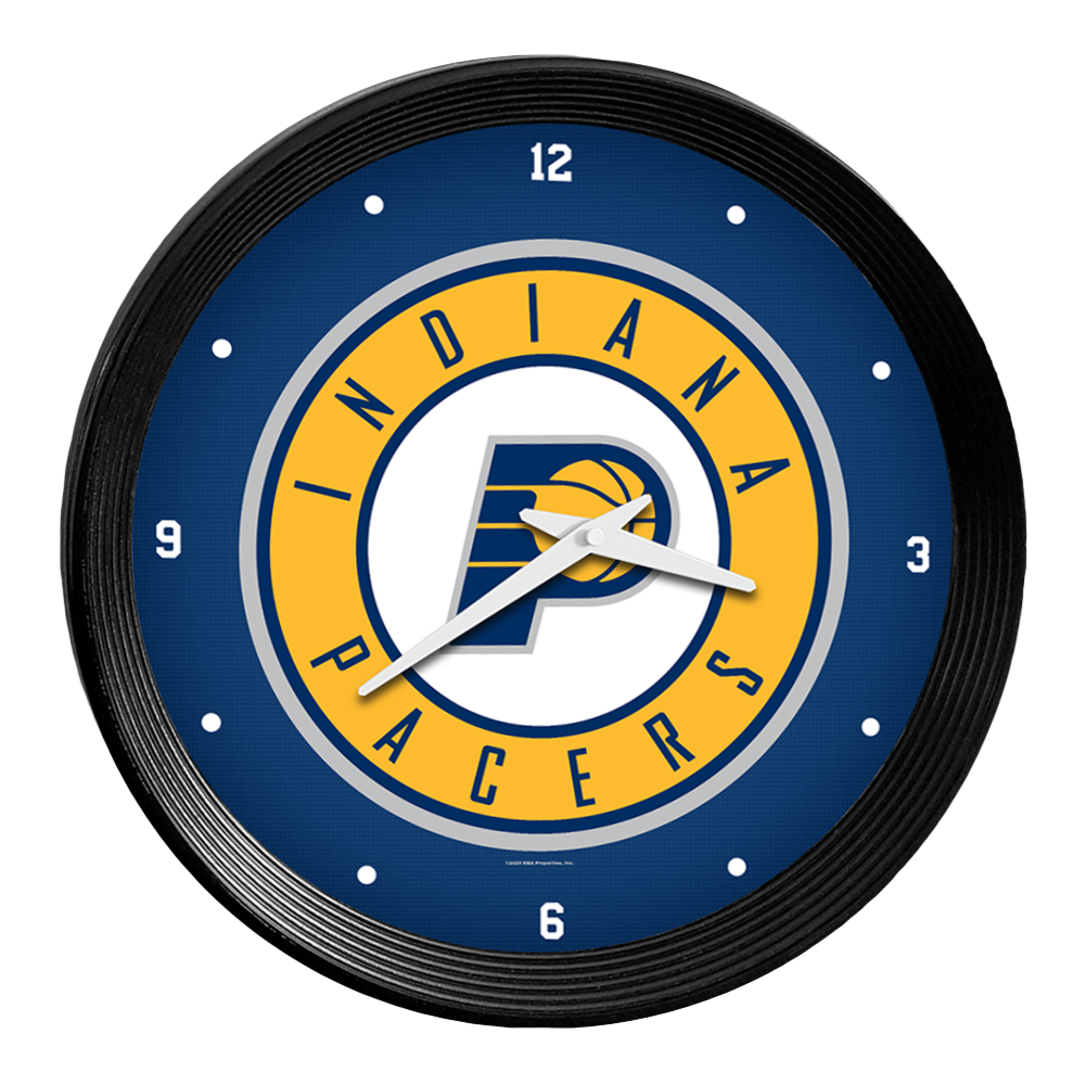 Indiana Pacers Ribbed Wall Clock