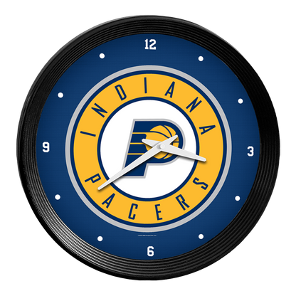 Indiana Pacers Ribbed Wall Clock