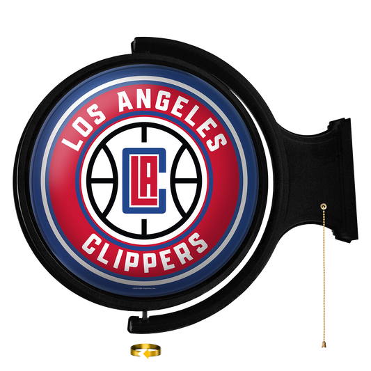 Los Angeles Clippers Round Rotating Wall Sign