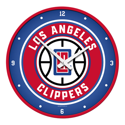 Los Angeles Clippers Round Wall Clock