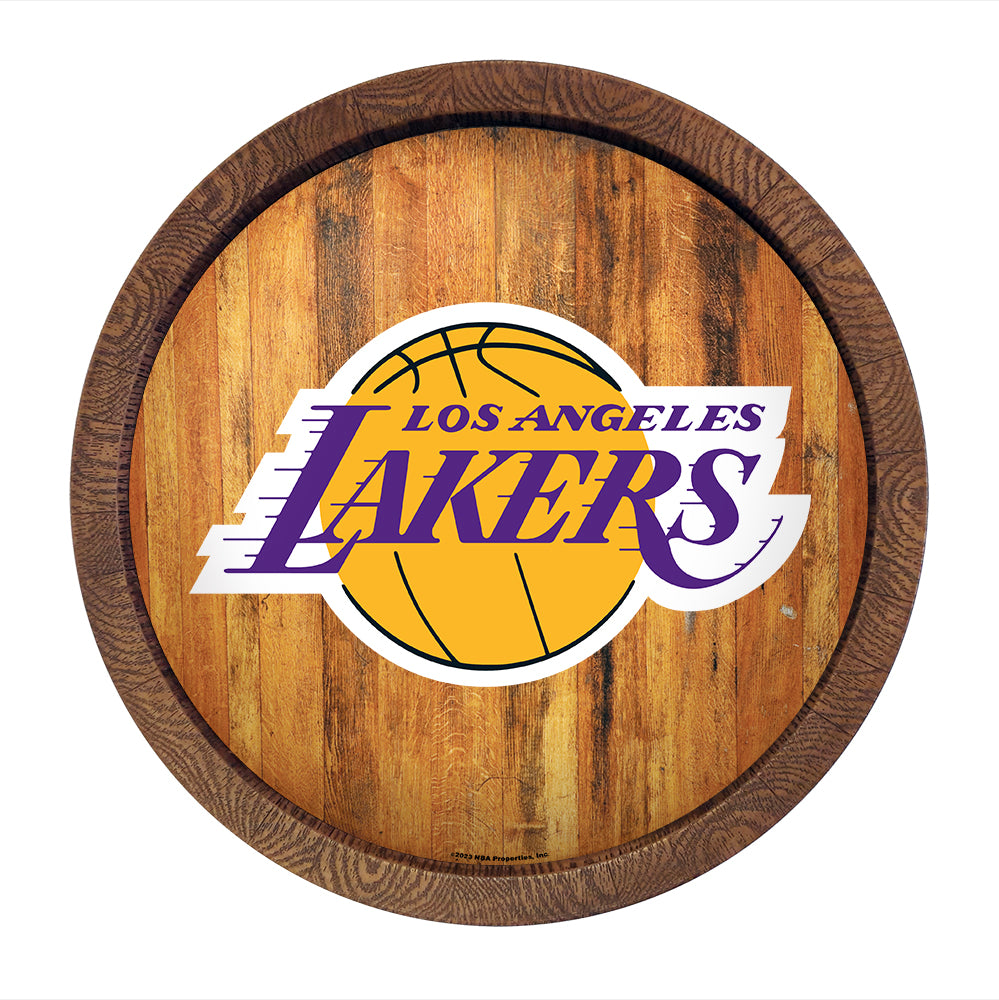Los Angeles Lakers Barrel Top Sign