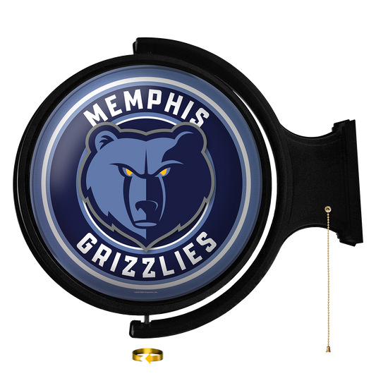 Memphis Grizzlies Round Rotating Wall Sign