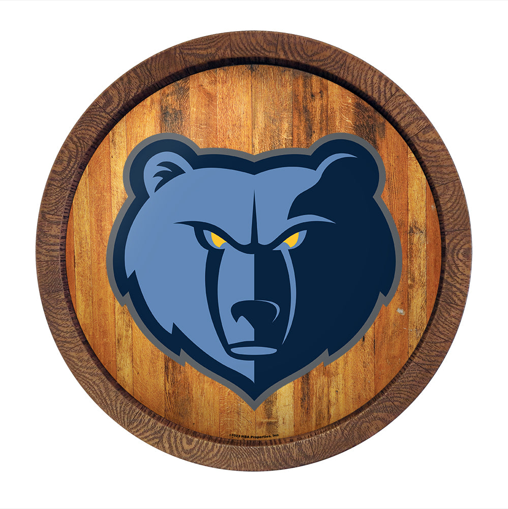 Memphis Grizzlies Barrel Top Sign