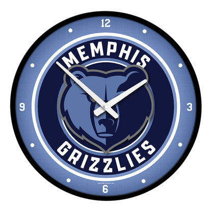 Memphis Grizzlies Round Wall Clock