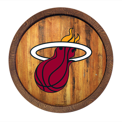 Miami Heat Barrel Top Sign