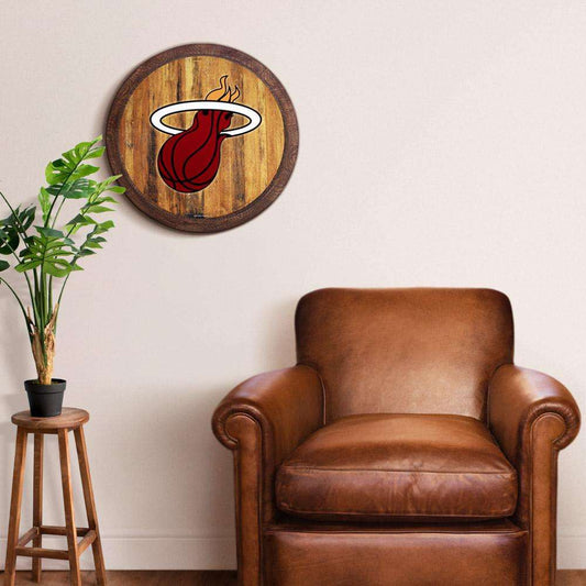 Miami Heat Barrel Top Sign Room View