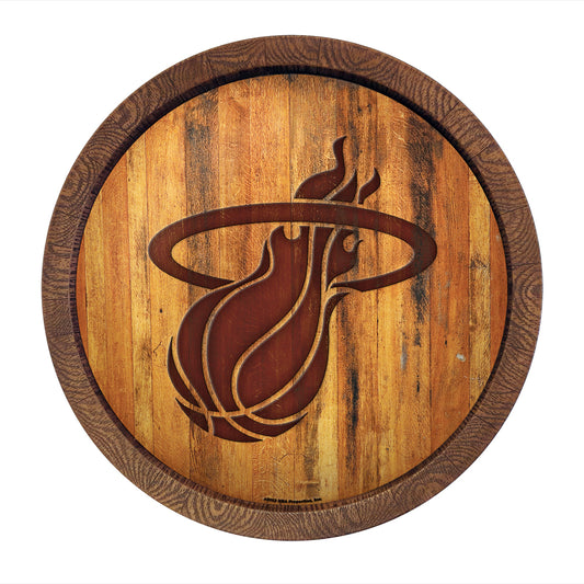 Miami Heat Branded Barrel Top Sign