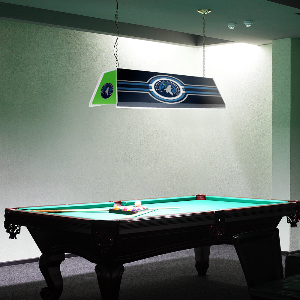 Minnesota Timberwolves Edge Glow Pool Table Light Room View