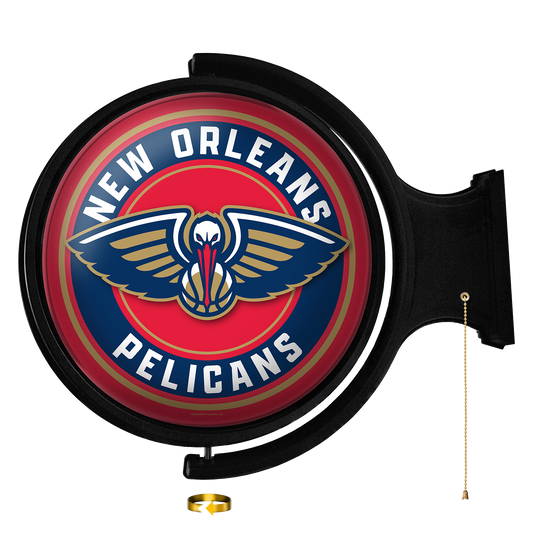 New Orleans Pelicans Round Rotating Wall Sign