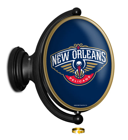 New Orleans Pelicans Oval Rotating Wall Sign