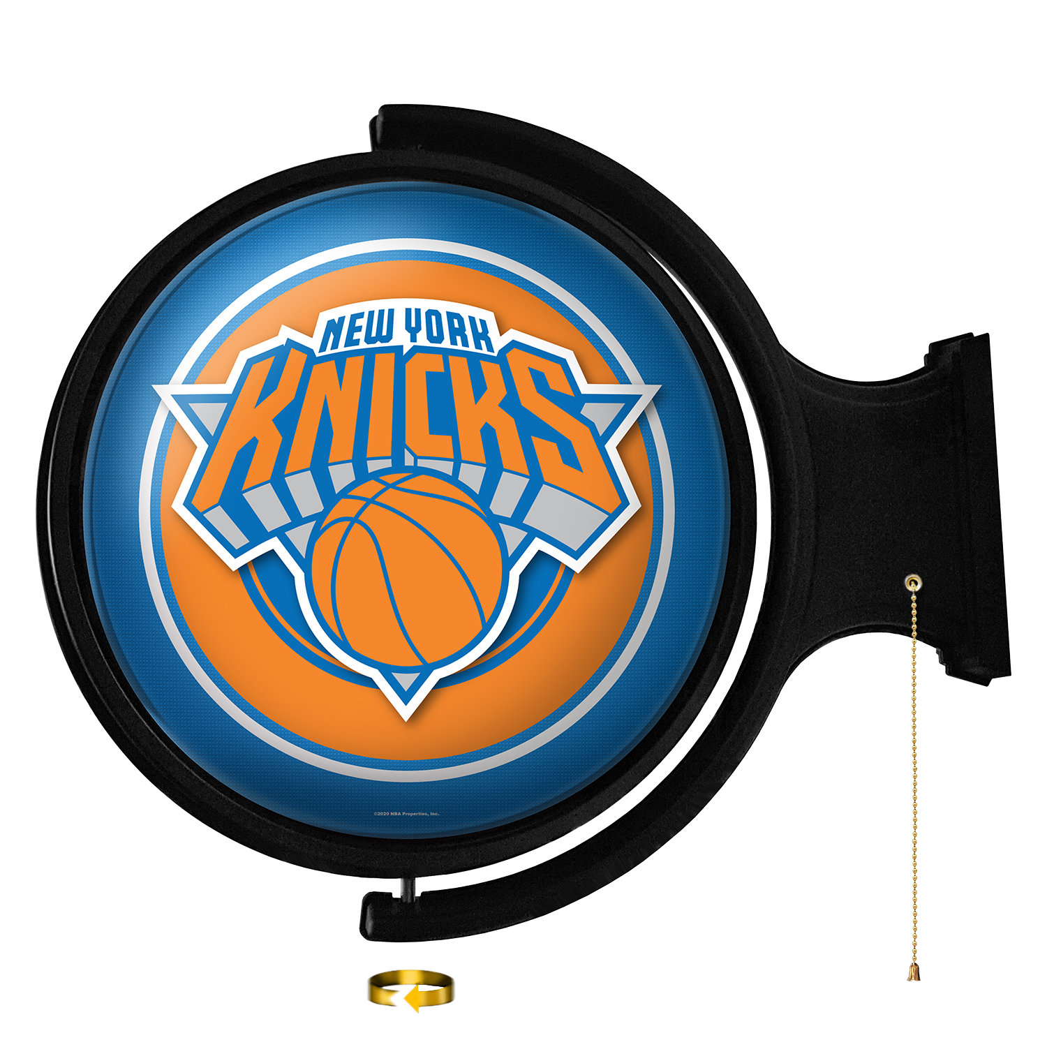 New York Knicks Round Rotating Wall Sign