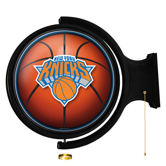 New York Knicks Round Basketball Rotating Wall Sign