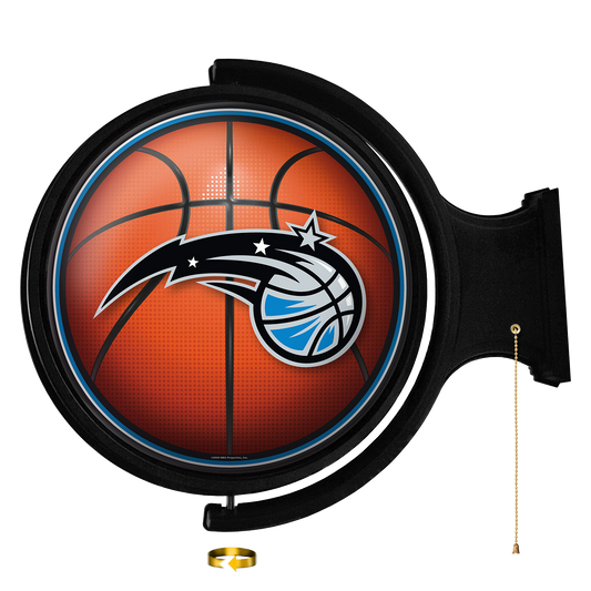 Orlando Magic Round Basketball Rotating Wall Sign