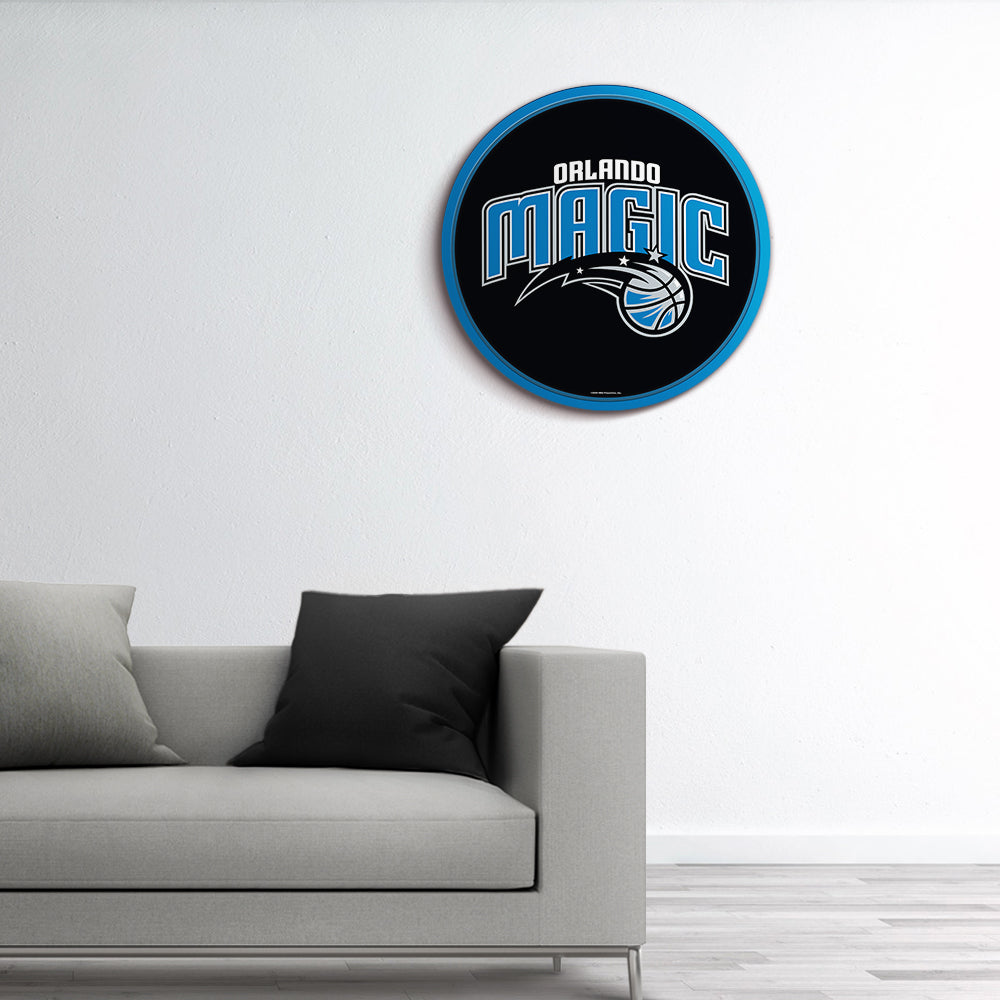 Orlando Magic Modern Disc Wall Sign Room View