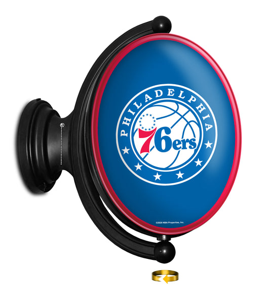Philadelphia 76ers Oval Rotating Wall Sign