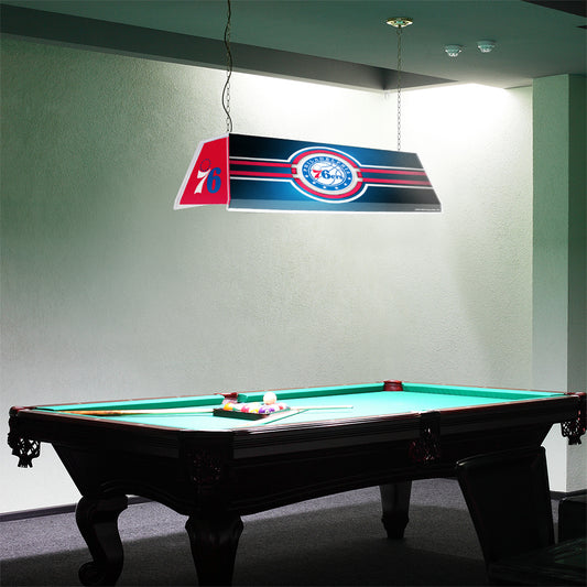Philadelphia 76ers Edge Glow Pool Table Light Room View