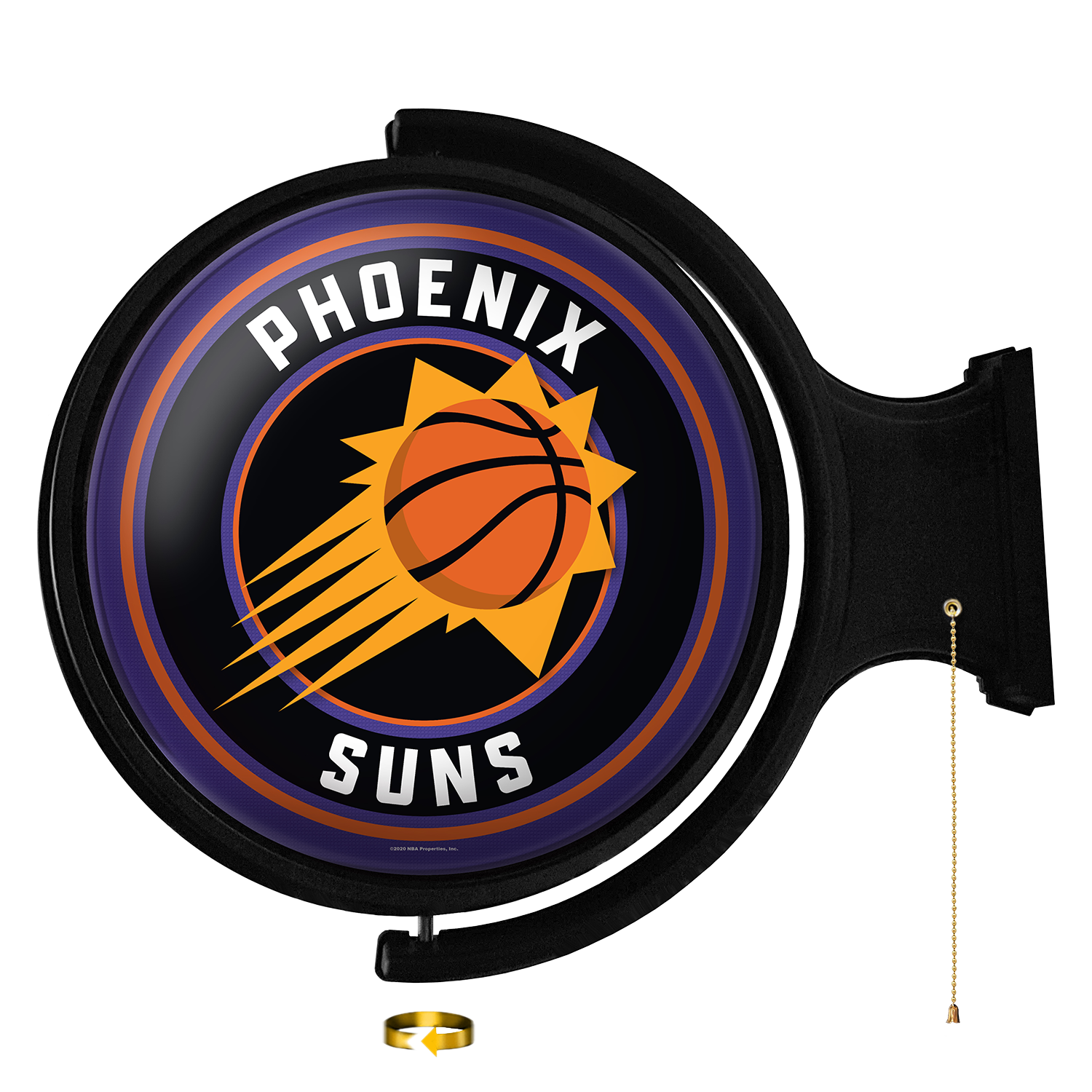 Phoenix Suns Round Rotating Wall Sign