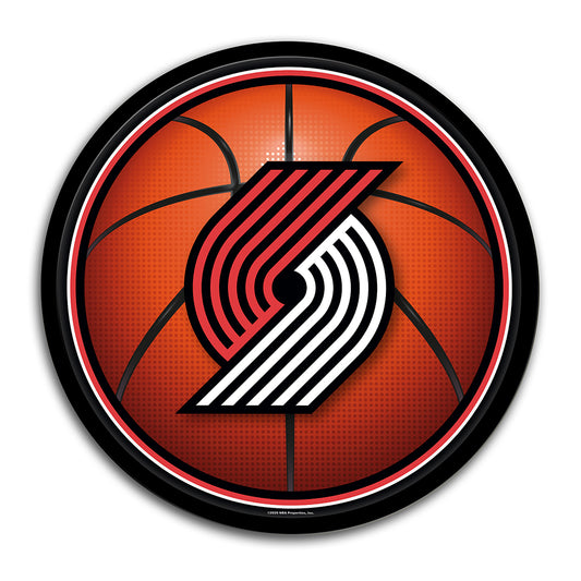 Portland Trail Blazers Basketball Modern Disc Wall Sign