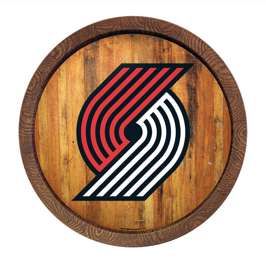 Portland Trail Blazers Barrel Top Sign