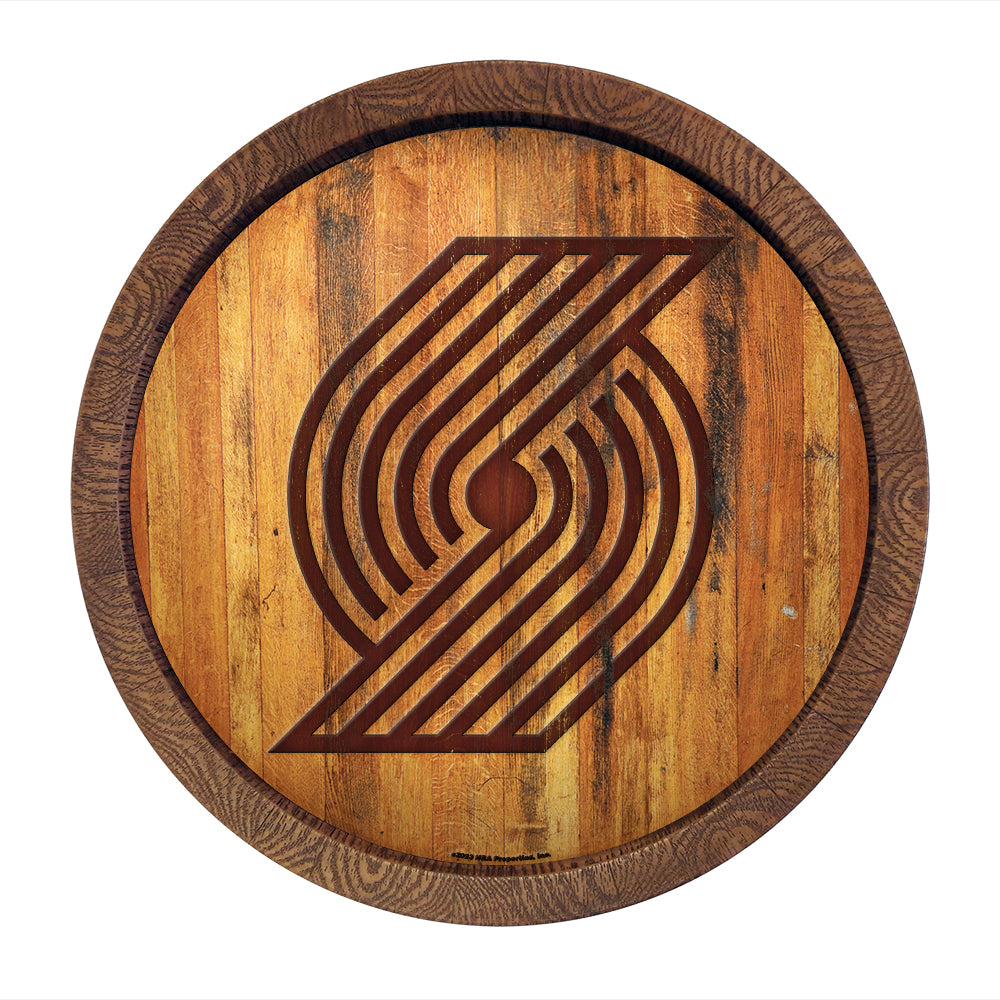 Portland Trail Blazers Branded Barrel Top Sign