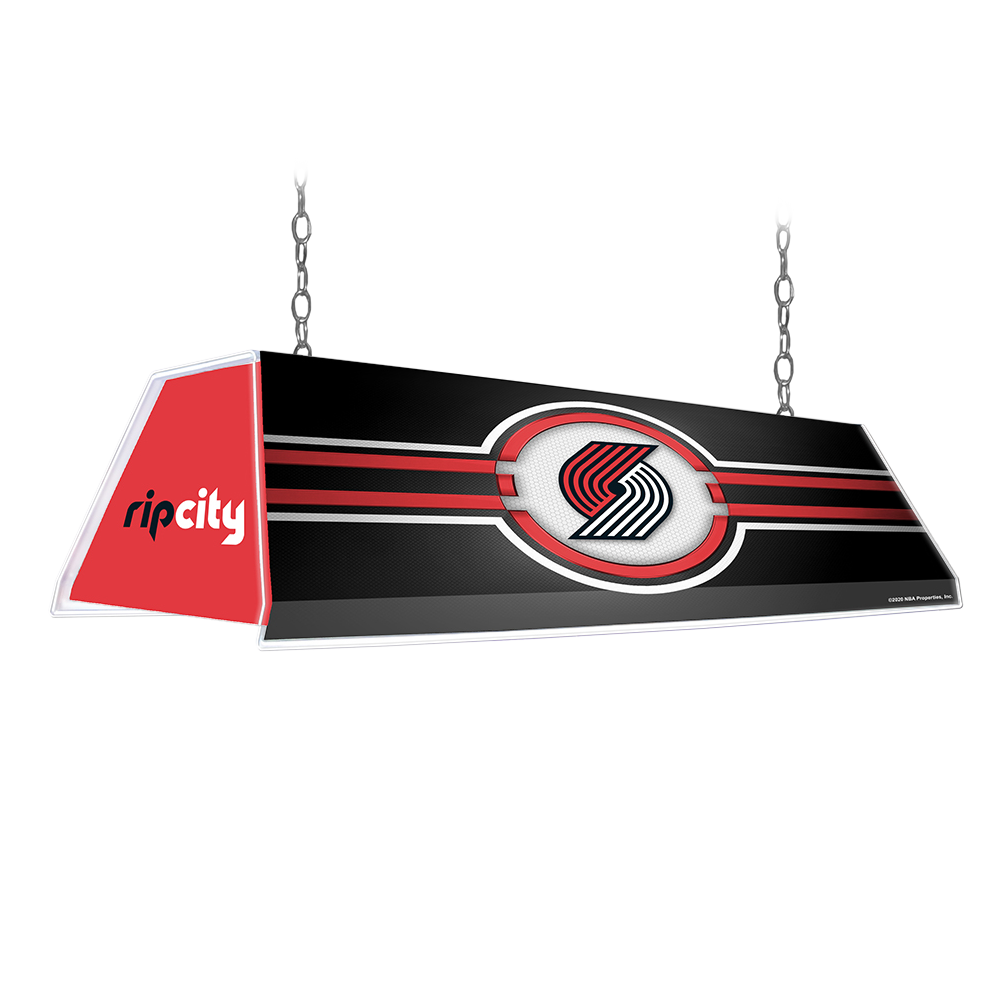 Portland Trail Blazers Edge Glow Pool Table Light