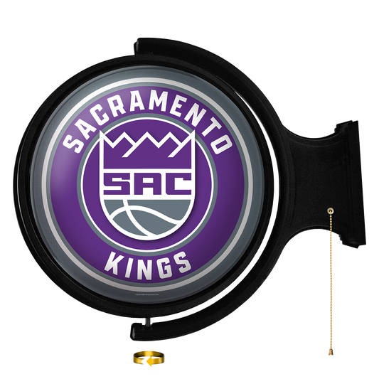 Sacramento Kings Round Rotating Wall Sign