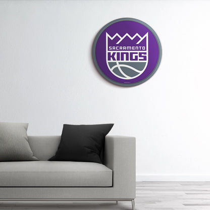 Sacramento Kings Modern Disc Wall Sign Room View