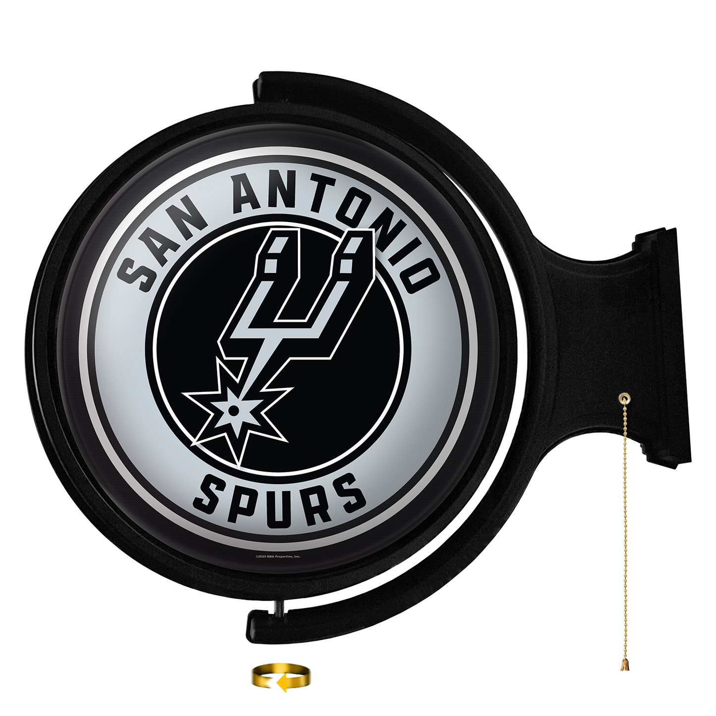 San Antonio Spurs Round Rotating Wall Sign