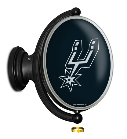 San Antonio Spurs Oval Rotating Wall Sign