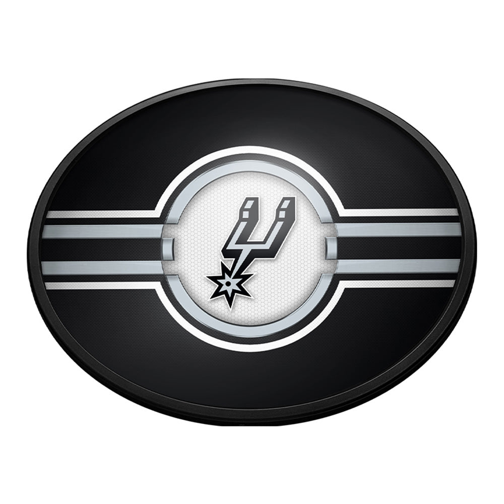 San Antonio Spurs Slimline Oval Lighted Wall Sign
