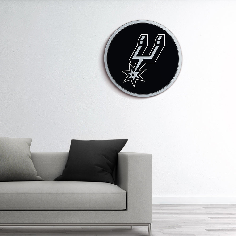 San Antonio Spurs Modern Disc Wall Sign Room View
