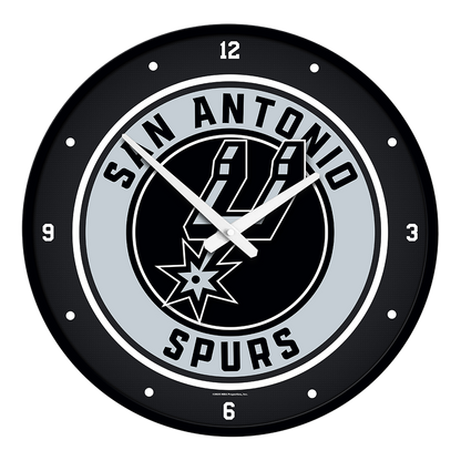San Antonio Spurs Round Wall Clock