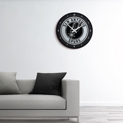 San Antonio Spurs Round Wall Clock Room View