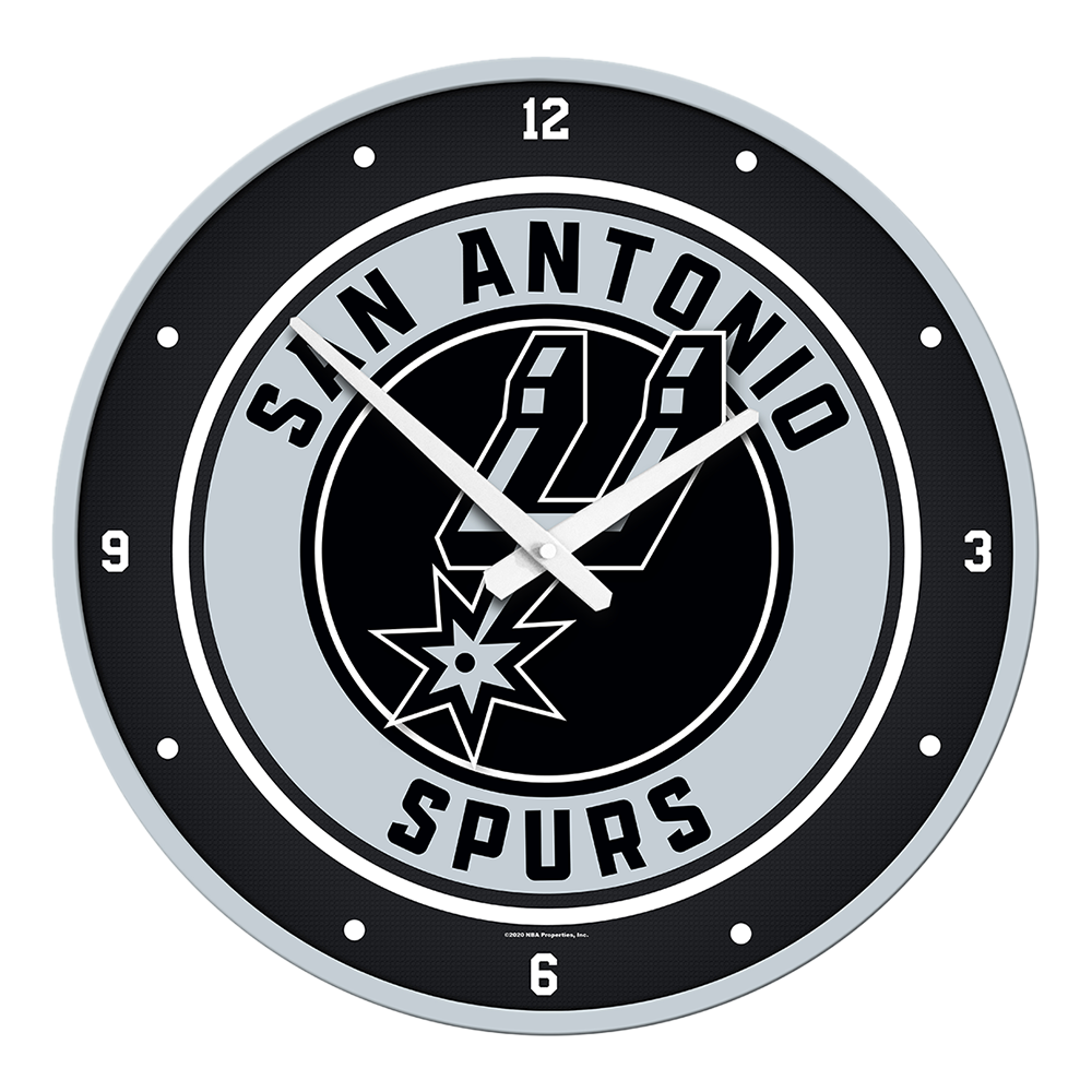 San Antonio Spurs Round Wall Clock